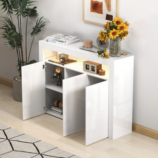 LED Sideboard with Storage