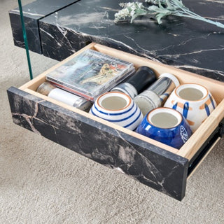 43.3 Inch Modern Two-Tier Coffee Table