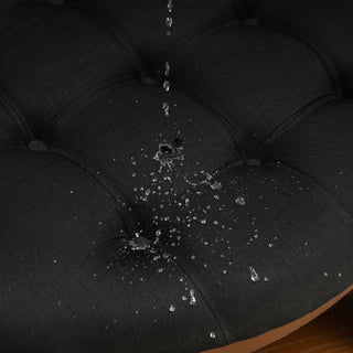 Lola Round Footstool Coffee Table - 2-Tier Oversized