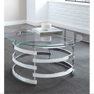 Cynthia Glass Coffee Table – A Timeless Blend of Elegance and Functionality