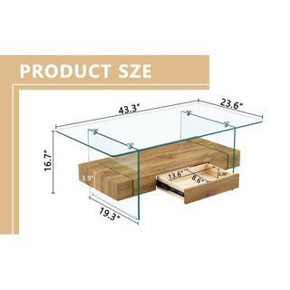 Modern Two-Tier Coffee Table