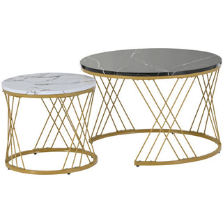 Fiberboard Marble Coffee Table