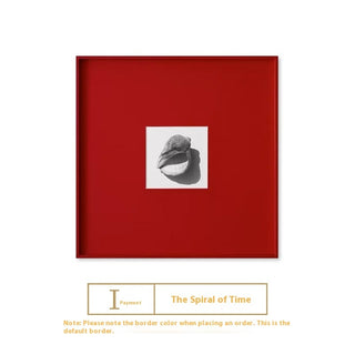Red Minimalist Decorative Painting