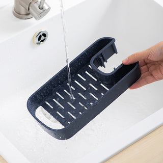 Sponge Drain Rack Storage Basket Bag