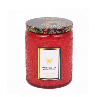 Embossed Glass Fragrance Handmade Gift