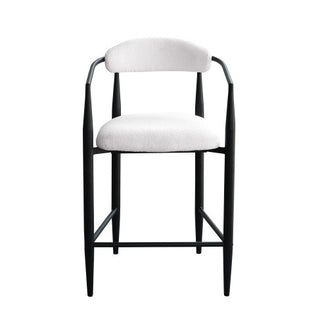 Kristin Modern Boucle Bar Stools (Set Of 2)