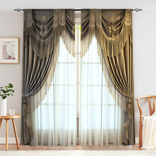 Creative European Flower Character Curtains