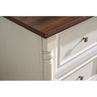 Kelce Farmhouse Style Dresser (6 Drawers) Wooden Rustic Chest Of Drawers