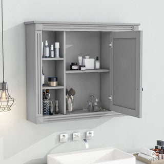 Wall Mounted Mirror Storage Cabinet