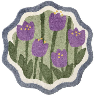 Isla Plush Flower Rug