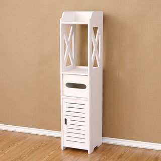 4 Tiers Modern Bathroom Furniture Cabinet Wood
