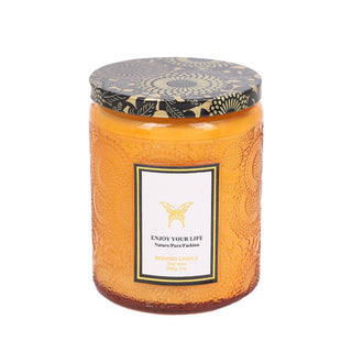 Embossed Glass Fragrance Handmade Gift