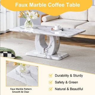 Modern Minimalist Marble Side Table