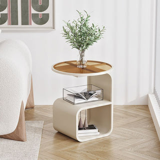 Simple Modern Round Glass Side Table