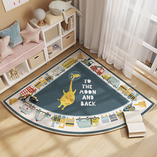 Kids Cozy Colorful Cartoon Area Rug
