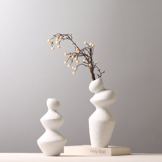 Modern Irregular Stacked Ceramic Vase