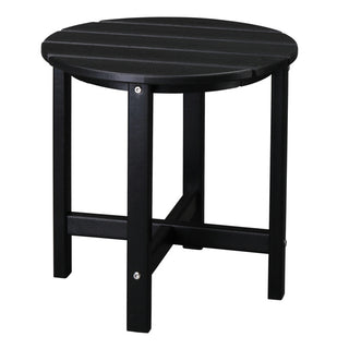 Single Layer Round Side Table (Black)
