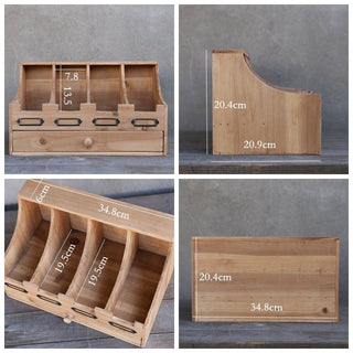 Office Desk Organize Stationery Postcard Rack