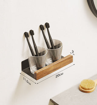 Solid Wood Bathroom Shelves