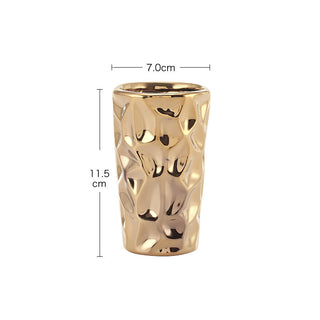 Golden Ceramic Bathroom Toilet Set
