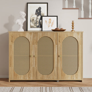 Florence Vintage Sideboard with Rattan Doors