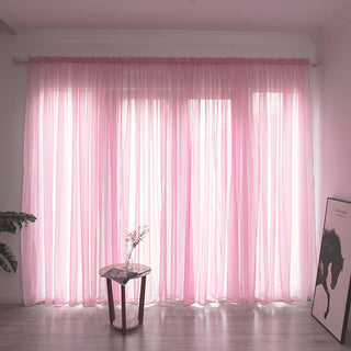 Simple Modern Solid Color Balcony Curtain