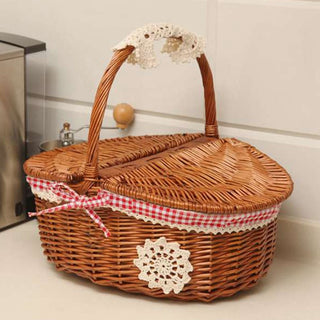 Fruit Basket Craft Basket Rural Round