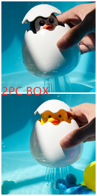 Bath Toy Raining Cloud Duck Egg