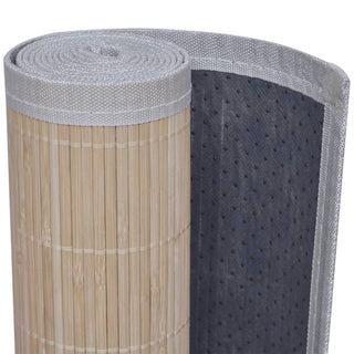 vidaXL Rectangular Bamboo Rugs 2pcs