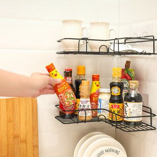Nail-Free Bathroom Shower Rack