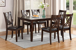 Classic Espresso Dining Set (7 Pieces)