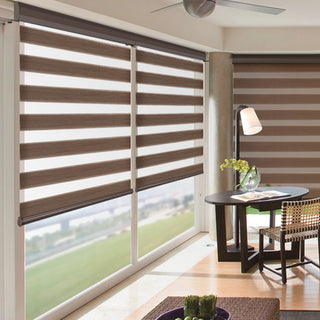Electric Zebra Semi-Shading Roller Curtain
