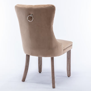 Nikki Modern Tufted Velvet Dining Chair