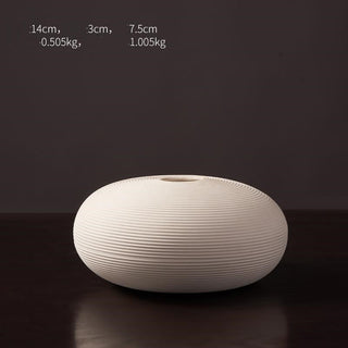White Nordic Porcelain Table Vase