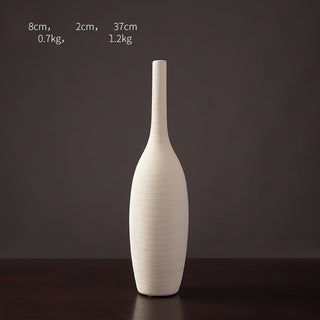 White Nordic Porcelain Table Vase