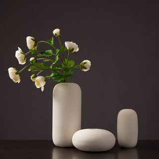 White Nordic Porcelain Table Vase