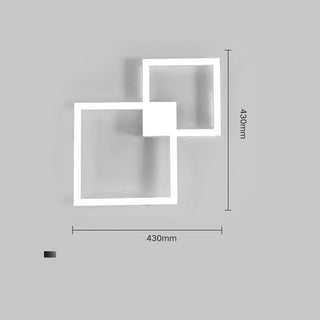 Geometric Square Aisle Wall Decoration Lamps