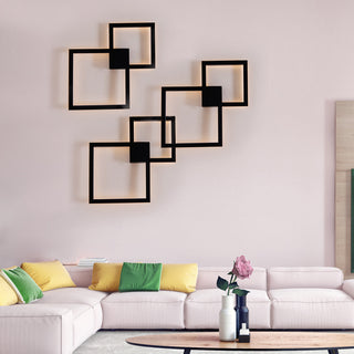 Geometric Square Aisle Wall Decoration Lamps