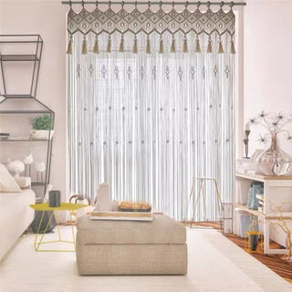 Bohemian Hand-Woven Tapestry Curtain Decoration
