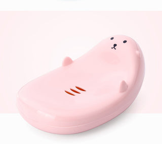 Cartoon Soap Dish Bathroom Drain Soap Holder