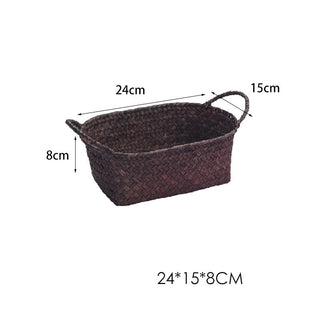 Desktop Storage Fruit Straw Basket