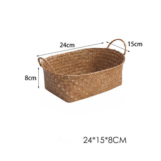 Desktop Storage Fruit Straw Basket