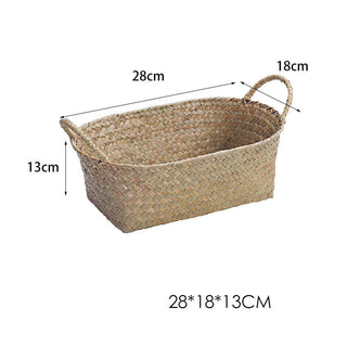Desktop Storage Fruit Straw Basket