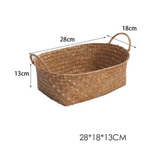Desktop Storage Fruit Straw Basket