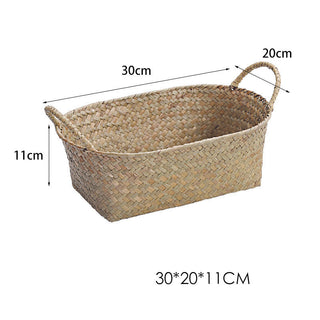 Desktop Storage Fruit Straw Basket