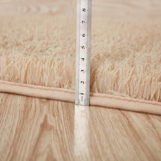 Simple And Modern Thick Lamb Wool Round Carpet