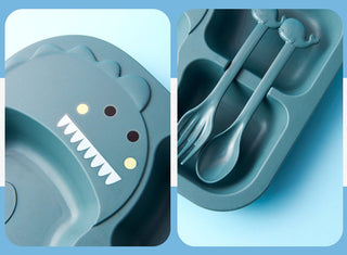 Set Baby Cartoon Dinosaur Dinnerware Set