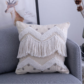Bohemian Tassel Cushion Cover Pillowcase