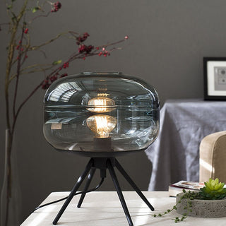 Simple modern glass table lamps for living room