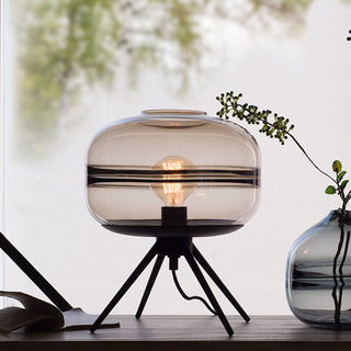 Simple modern glass table lamps for living room